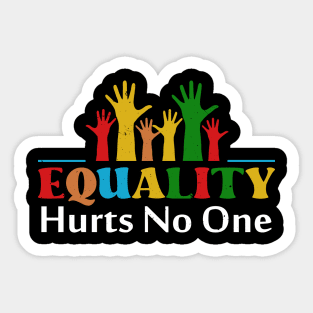 Pride Human Rights Lgbt Equality Hurts No One Sticker